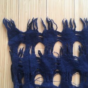 Chan Luu wool cutout scarf